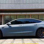 Matte Satin Cement Grey Car Vinyl Wrap product image 6 - Veloro matte vinyl wrap
