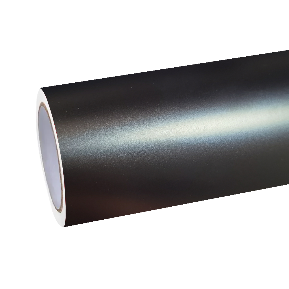Matte Satin Chrome Black Car Vinyl Wrap