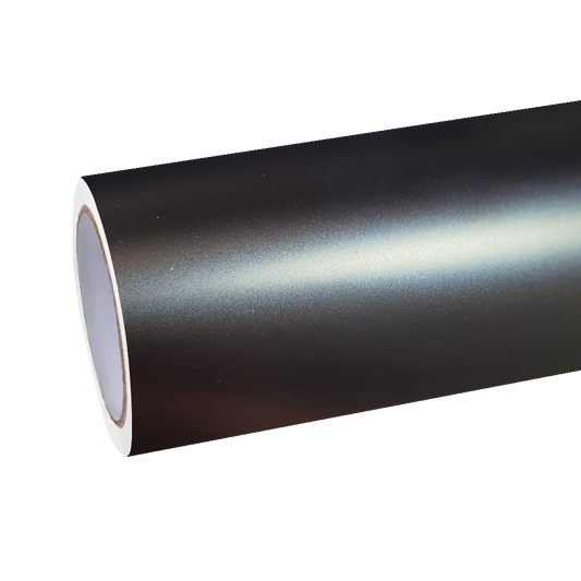 Matte Satin Chrome Black Car Vinyl Wrap