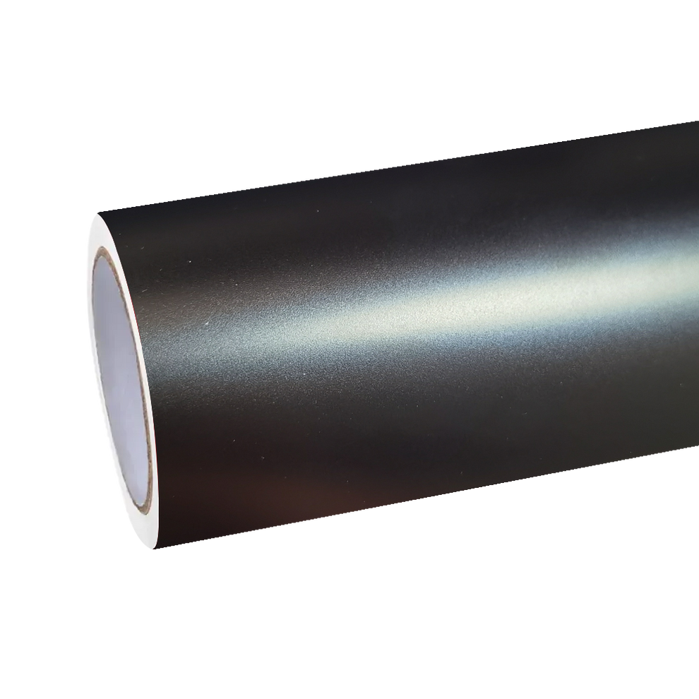 Matte Satin Chrome Black Car Vinyl Wrap