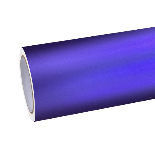 Matte Satin Chrome Purple Car Vinyl Wrap PET product image 2 - Veloro chrome vinyl wrap