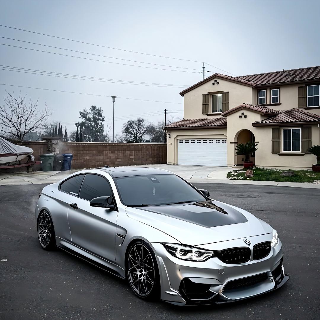 Matte Satin Chrome Silver Car Vinyl Wrap | Satin Chrome X Silver Car Wrap product image 9 - Veloro chrome vinyl wrap