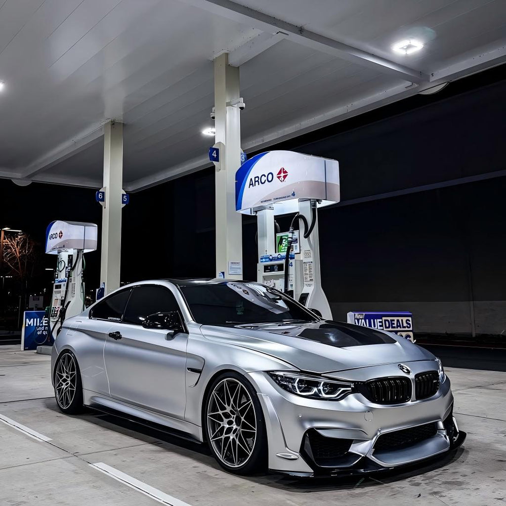 Matte Satin Chrome Silver Car Vinyl Wrap | Satin Chrome X Silver Car Wrap product image 8 - Veloro chrome vinyl wrap