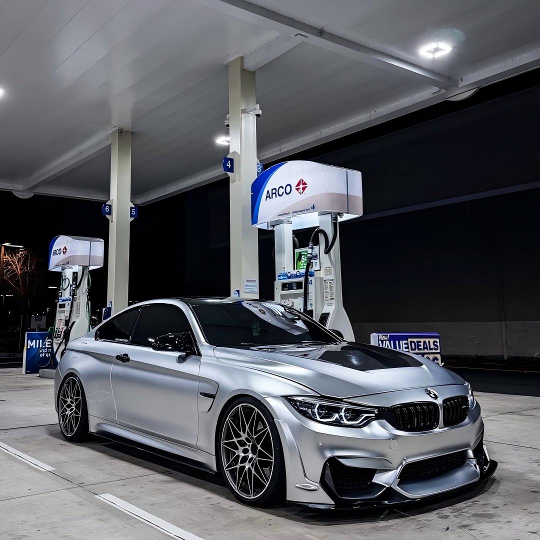 Matte Satin Chrome Silver Car Vinyl Wrap | Satin Chrome X Silver Car Wrap product image 8 - Veloro chrome vinyl wrap