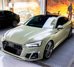 Matte Satin Khaki Light Green Car Vinyl Wrap product image 5 - Veloro matte vinyl wrap