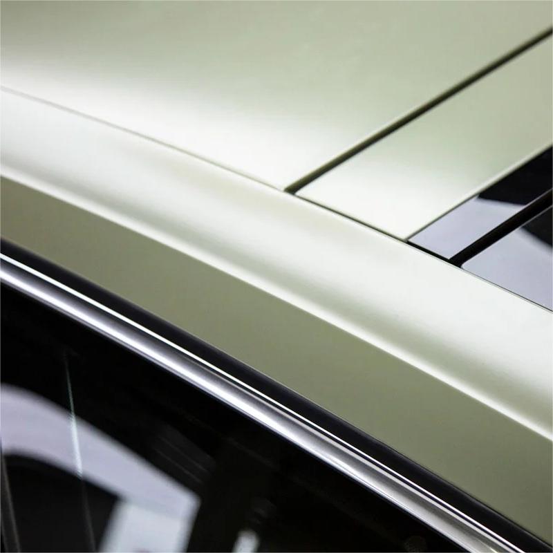 Matte Satin Khaki Light Green Car Vinyl Wrap product image 9 - Veloro matte vinyl wrap