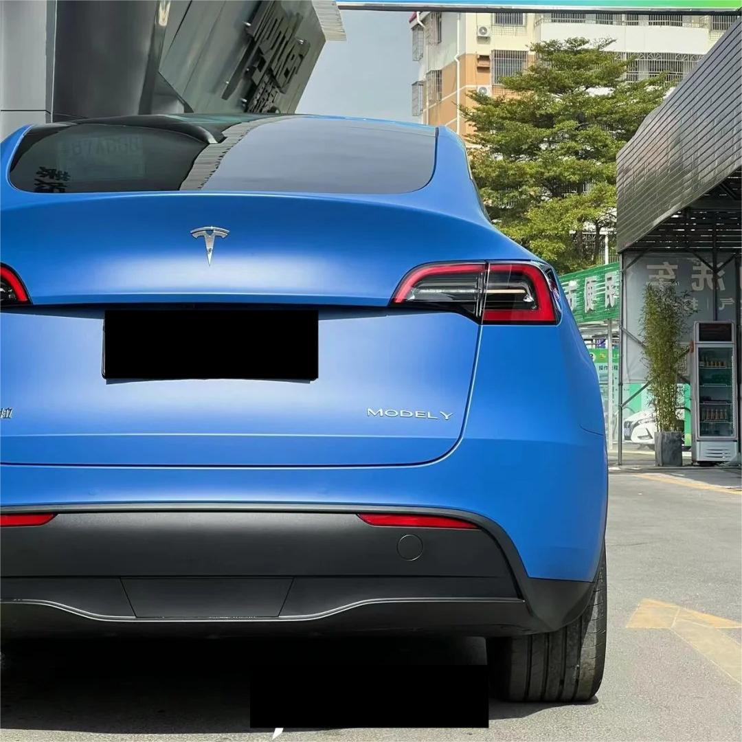 Matte Satin Navy Blue Car Vinyl Wrap product image 3 - Veloro matte vinyl wrap