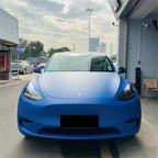 Matte Satin Navy Blue Car Vinyl Wrap product image 7 - Veloro matte vinyl wrap
