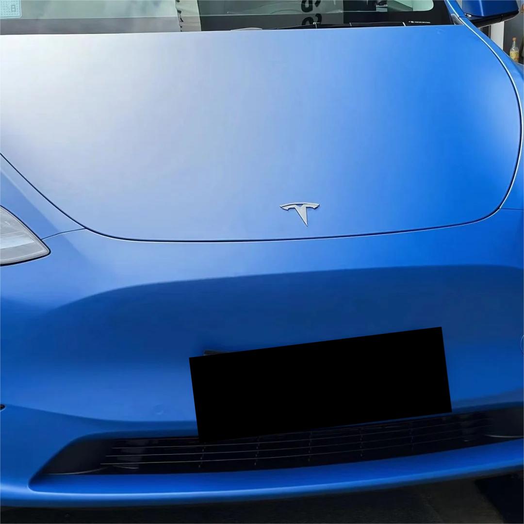 Matte Satin Navy Blue Car Vinyl Wrap product image 5 - Veloro matte vinyl wrap