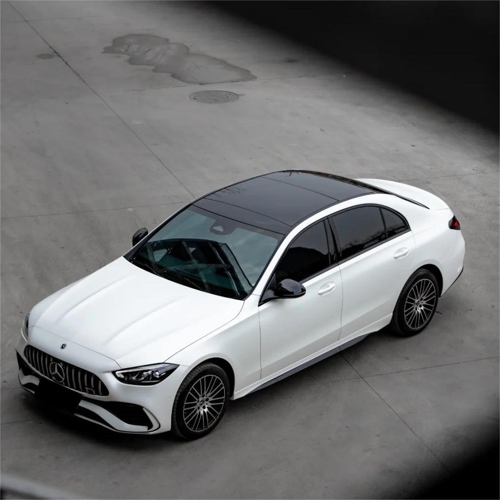 Matte Satin Pearl White Car Vinyl Wrap product image 3 - Veloro matte vinyl wrap