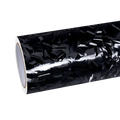 Matte Shadow Ice Cracks Black Forged Carbon Fiber Vinyl Wrap