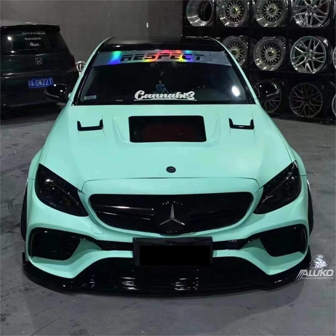 Matte Ultimate Flat Tiffany Blue Car Vinyl Wrap product image 3 - Veloro matte vinyl wrap