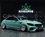 Matte Ultimate Flat Tiffany Blue Car Vinyl Wrap product image 5 - Veloro matte vinyl wrap