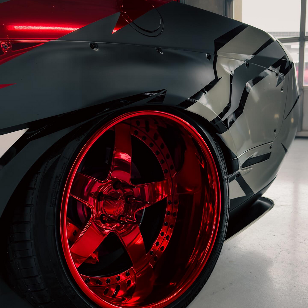 Matte Ultimate Flat Deep Black Car Vinyl Wrap product image 3 - Veloro matte vinyl wrap
