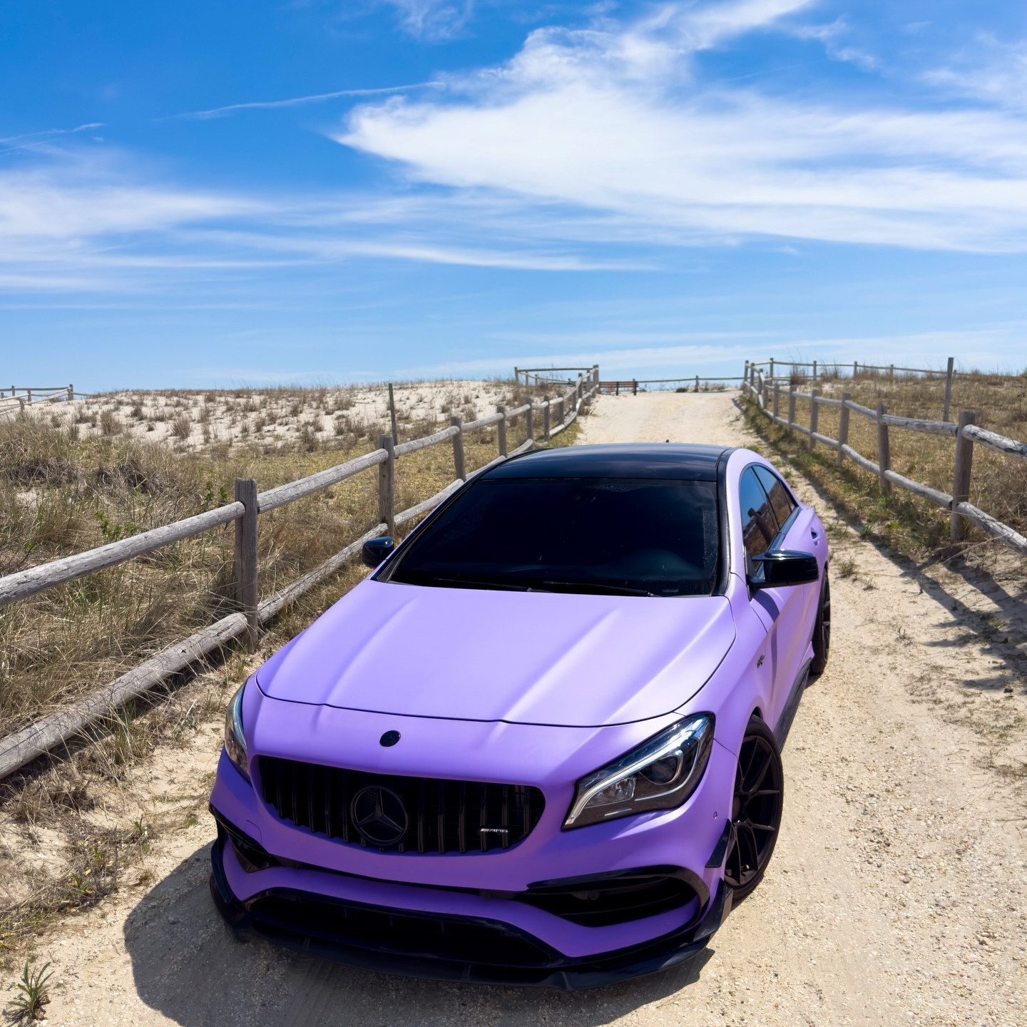Matte Ultimate Flat Lavender Purple Car Vinyl Wrap product image 3 - Veloro matte vinyl wrap