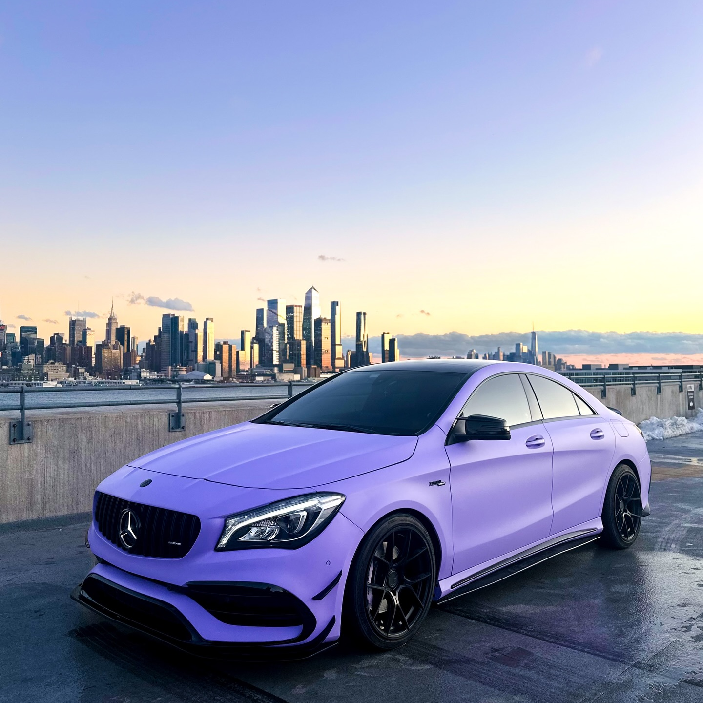 Matte Ultimate Flat Lavender Purple Car Vinyl Wrap product image 4 - Veloro matte vinyl wrap