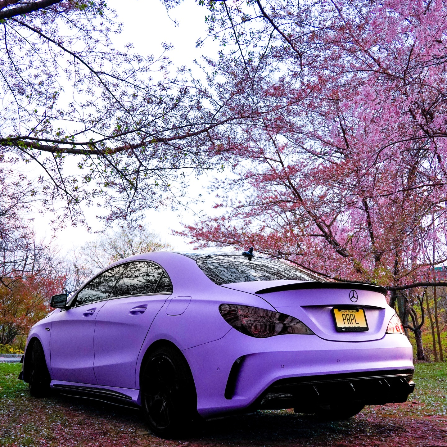 Matte Ultimate Flat Lavender Purple Car Vinyl Wrap product image 6 - Veloro matte vinyl wrap