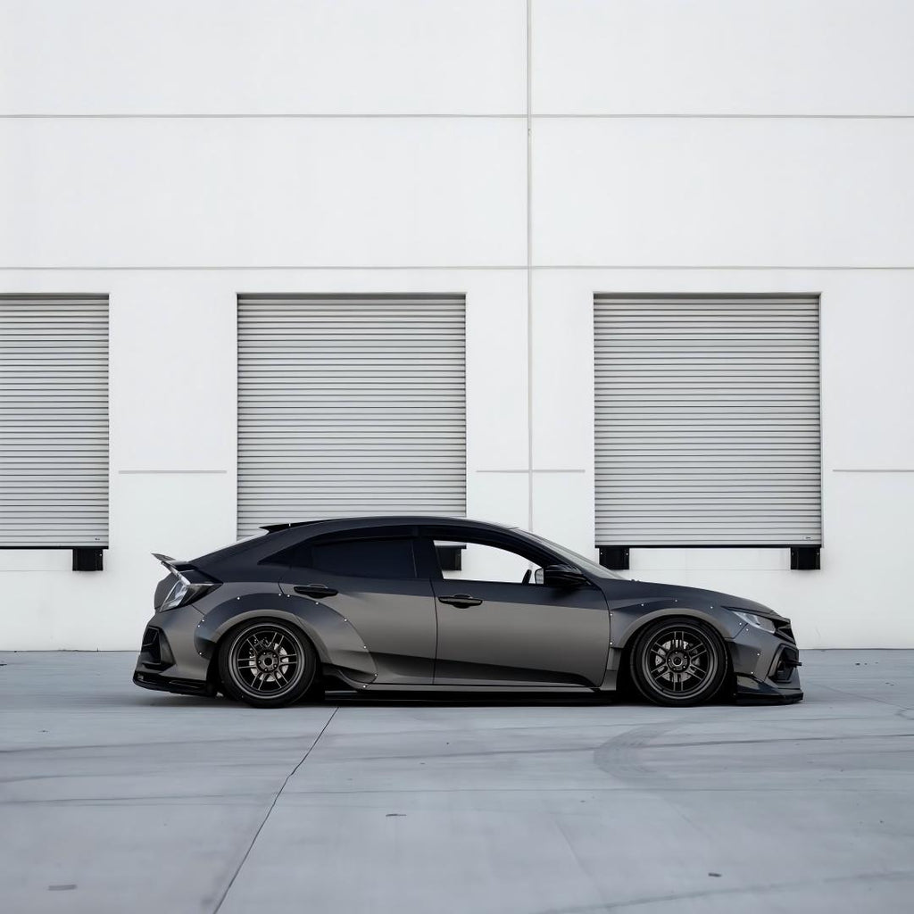 Matte Ultimate Flat Meteorites Grey Car Vinyl Wrap PET product image 2 - Veloro matte vinyl wrap