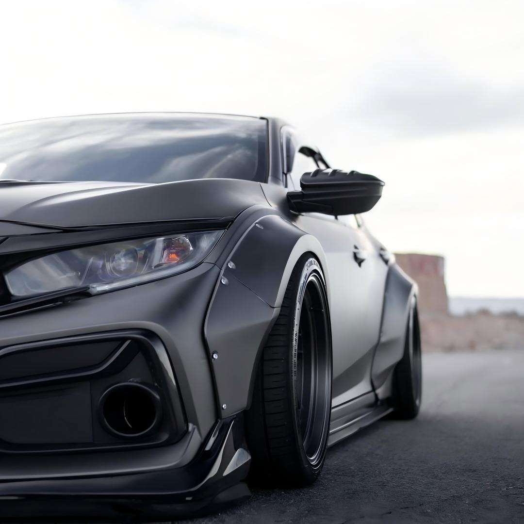 Matte Ultimate Flat Meteorites Grey Car Vinyl Wrap PET product image 13 - Veloro matte vinyl wrap