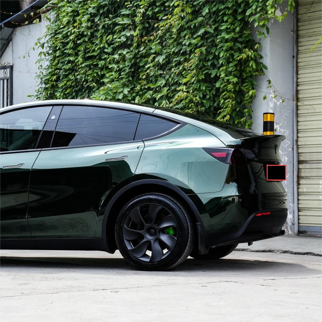 Glossy Paint Metalic Midnight Green Car Vinyl Wrap PET product image 13 - Veloro gloss vinyl wrap