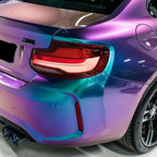 Gloss Metallic Chameleon Purple Blue Car Vinyl Wrap PET product image 11 - Veloro color shift vinyl wrap