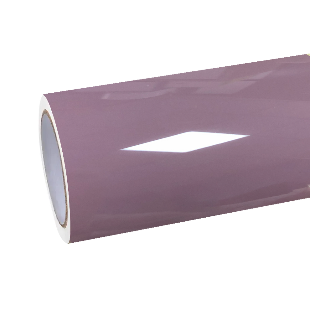 Gloss Rose Latte Pink Car Vinyl Wrap PET