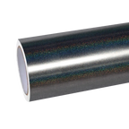Matte Metallic Rainbow Laser Black Car Vinyl Wrap product image 2 - Veloro matte vinyl wrap
