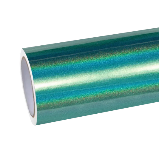 Gloss Metallic Rainbow Laser Green Vinyl Car Wrap product image 2 - Veloro metallic vinyl wrap