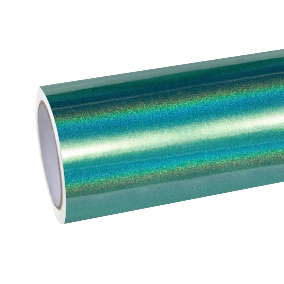 Gloss Metallic Rainbow Laser Green Vinyl Car Wrap product image 2 - Veloro metallic vinyl wrap