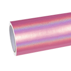 Gloss Metallic Rainbow Laser Pink Car Vinyl Wrap product image 2 - Veloro metallic vinyl wrap