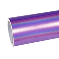 Gloss Metallic Rainbow Laser Purple Light Purple Car Vinyl Wrap product image 2 - Veloro metallic vinyl wrap