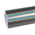 Matte Metallic Rainbow Laser Silver Car Vinyl Wrap product image 2 - Veloro matte vinyl wrap