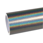 Matte Metallic Rainbow Laser Silver Car Vinyl Wrap product image 2 - Veloro matte vinyl wrap