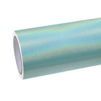Gloss Metallic Rainbow Laser Tiffany Blue Car Vinyl Wrap product image 8 - Veloro metallic vinyl wrap