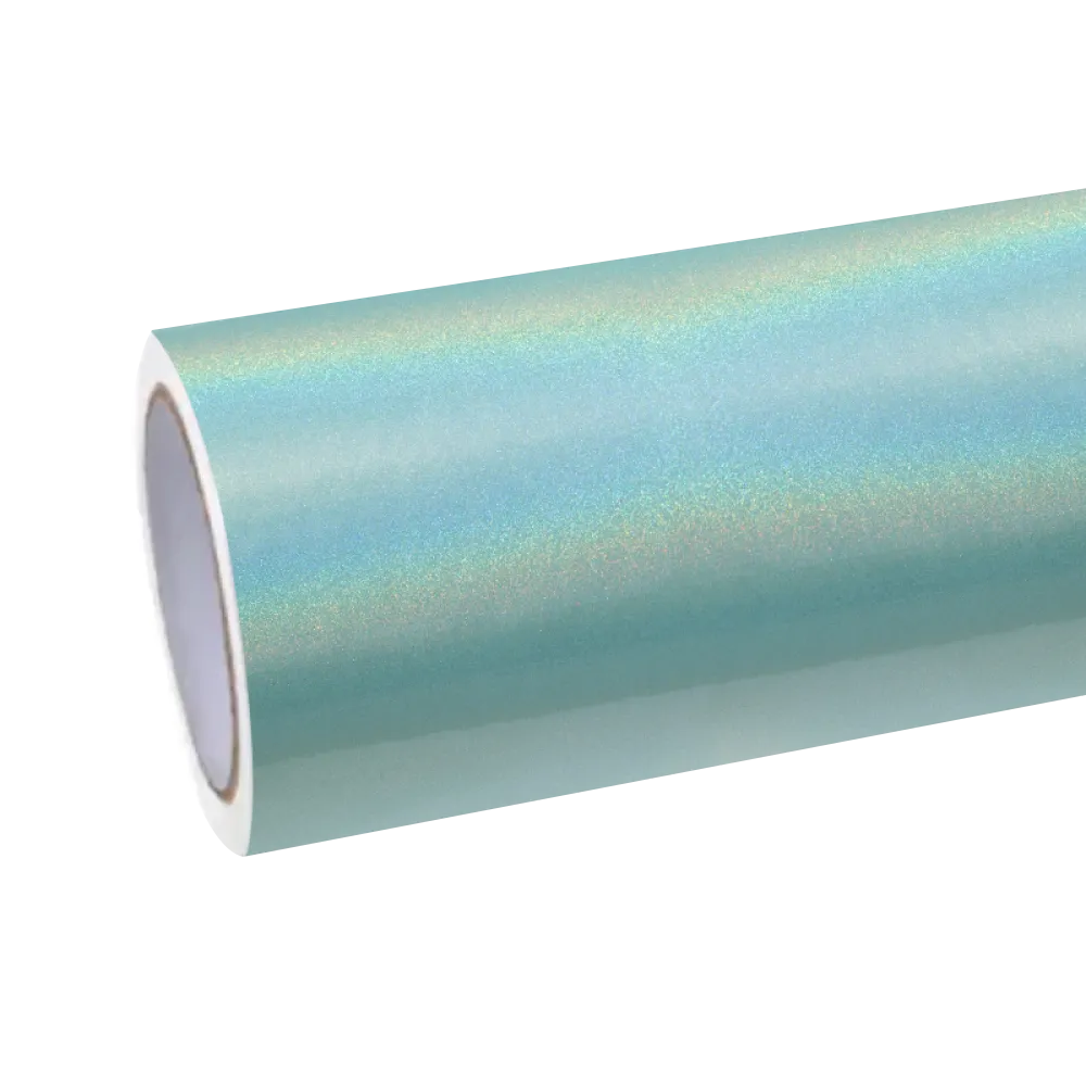 Gloss Metallic Rainbow Laser Tiffany Blue Car Vinyl Wrap product image 8 - Veloro metallic vinyl wrap
