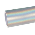 Matte Metallic Rainbow Laser White Car Vinyl Wrap PET product image 2 - Veloro matte vinyl wrap