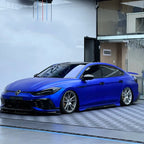 Satin Ceramic Blue Car Vinyl Wrap PET product image 2 - Veloro automotive vinyl wrap