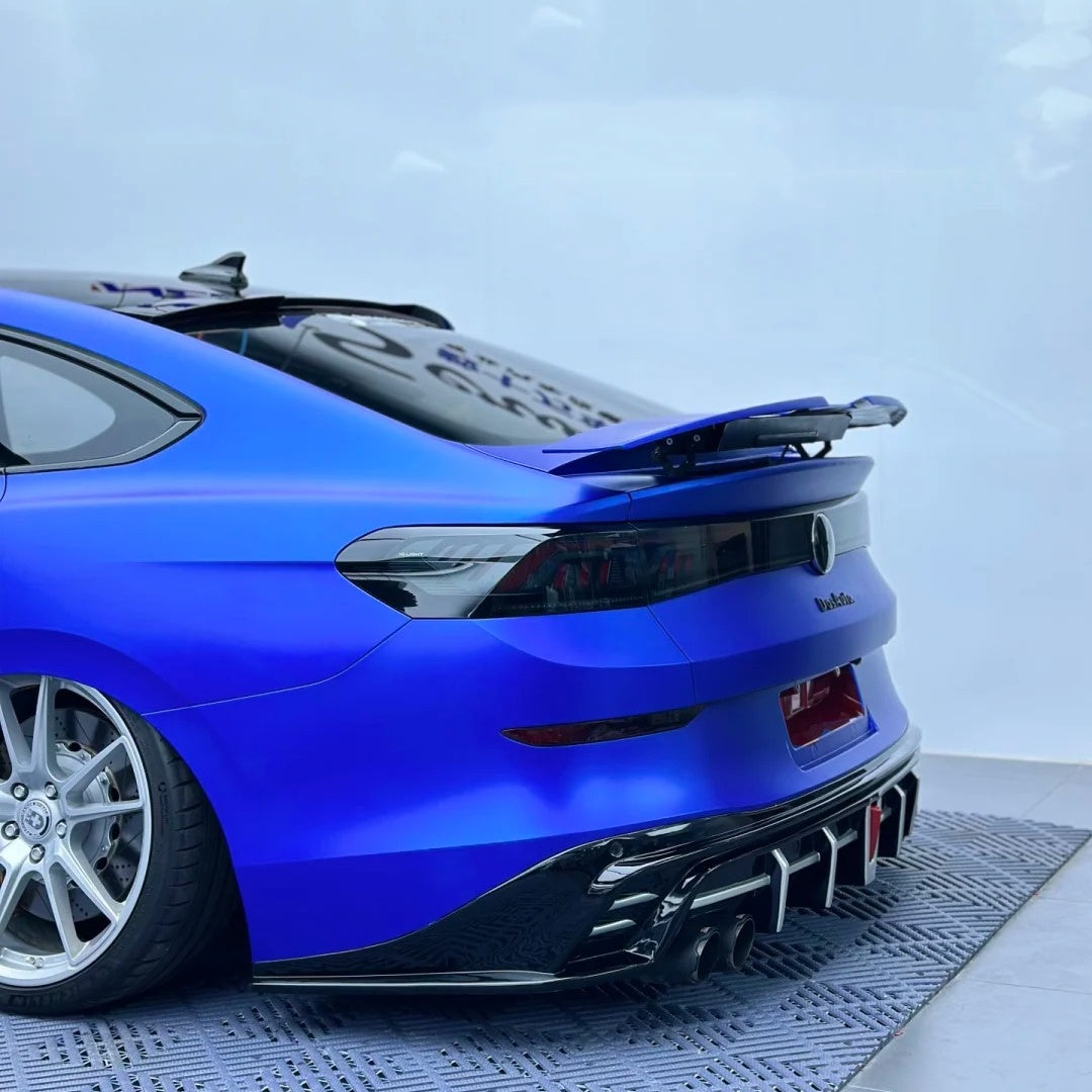 Satin Ceramic Blue Car Vinyl Wrap PET product image 5 - Veloro automotive vinyl wrap