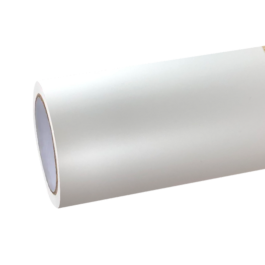 Satin Ceramic Satin White Car Vinyl Wrap PET