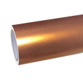 Satin Chrome Copper Brown Car Vinyl Wrap