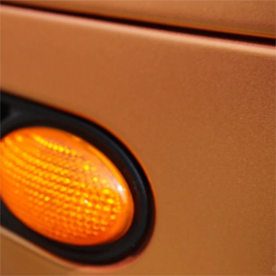Satin Chrome Copper Brown Car Vinyl Wrap product image 6 - Veloro chrome vinyl wrap