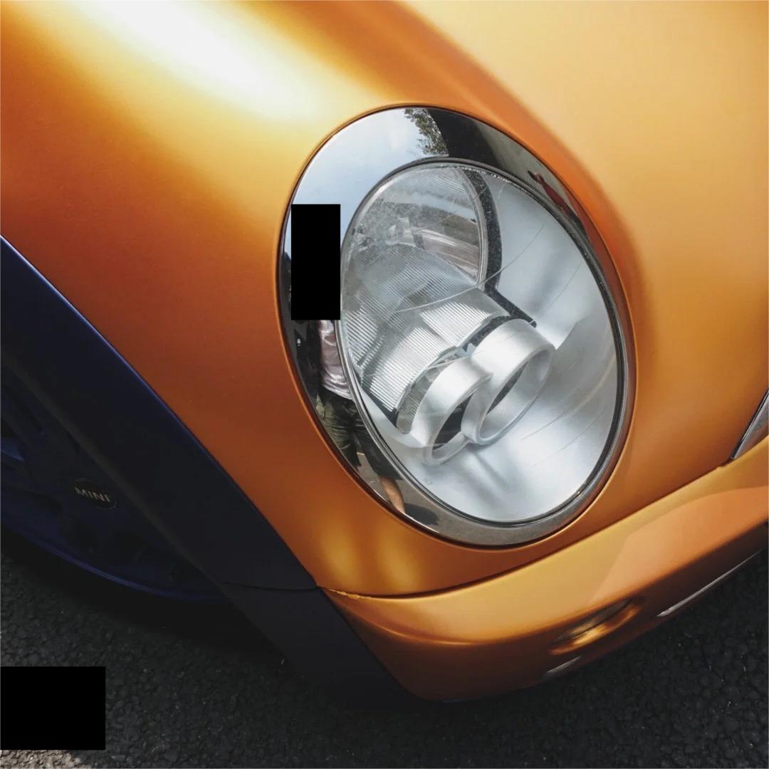 Satin Chrome Copper Brown Car Vinyl Wrap product image 3 - Veloro chrome vinyl wrap