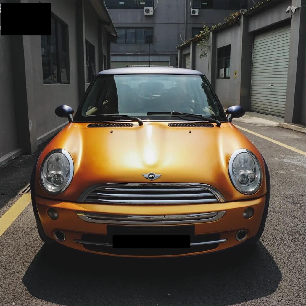 Satin Chrome Copper Brown Car Vinyl Wrap product image 2 - Veloro chrome vinyl wrap