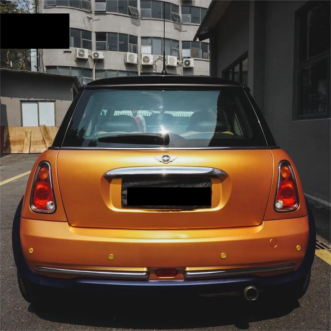 Satin Chrome Copper Brown Car Vinyl Wrap product image 5 - Veloro chrome vinyl wrap