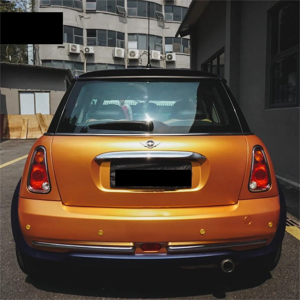Satin Chrome Copper Brown Car Vinyl Wrap product image 5 - Veloro chrome vinyl wrap