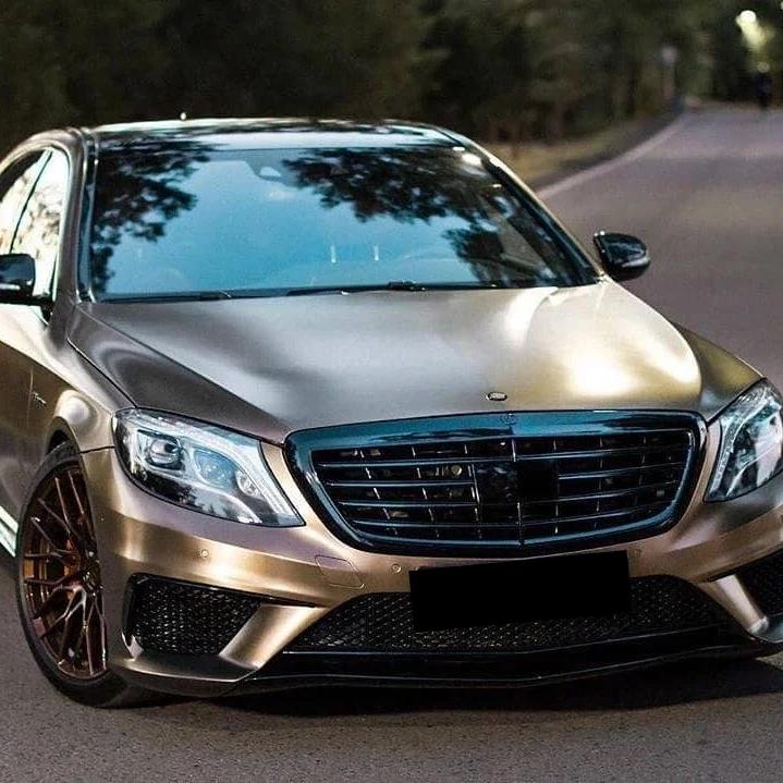 Satin Chrome Gold Brown Car Vinyl Wrap product image 2 - Veloro chrome vinyl wrap