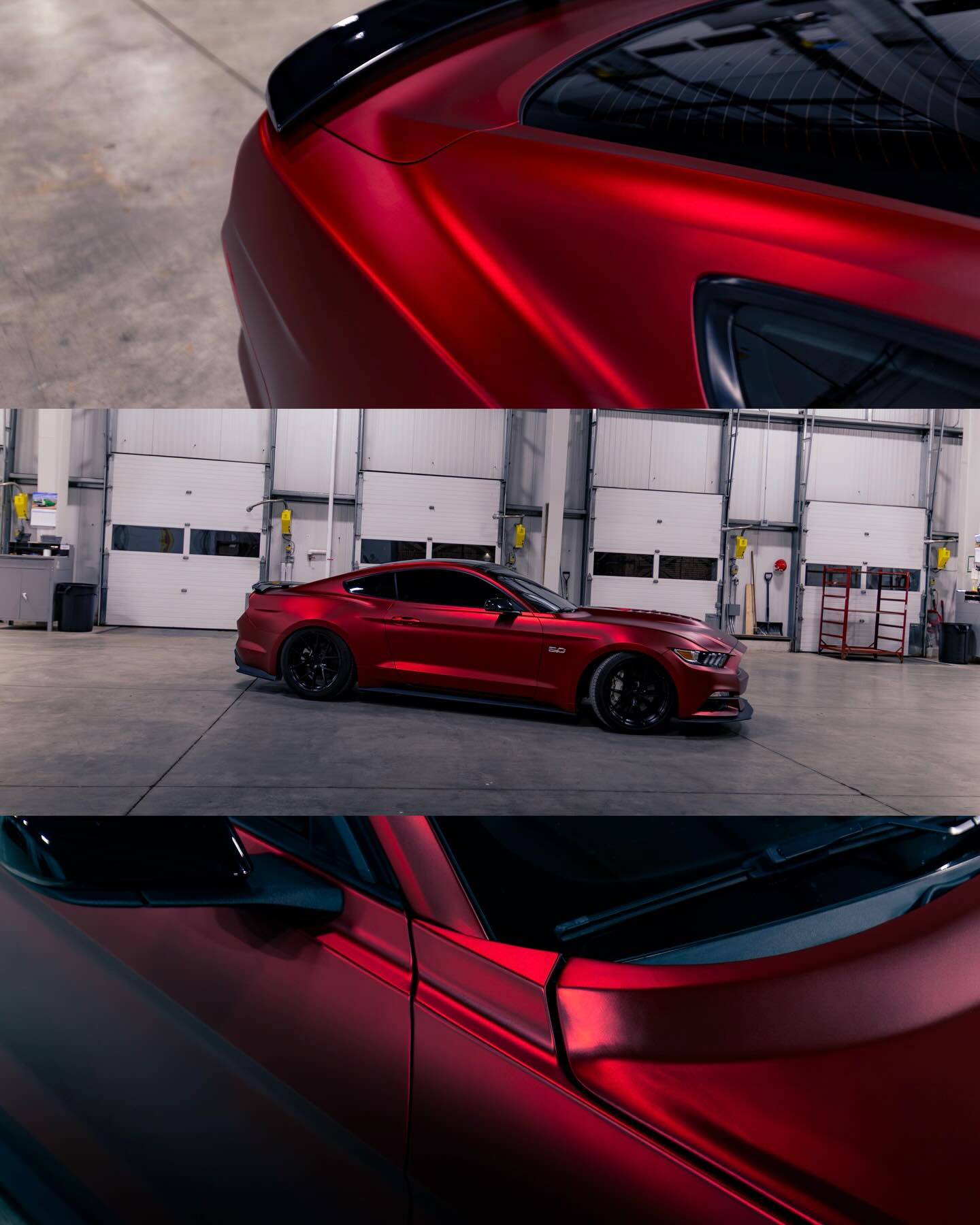 Satin Chrome Metallic Romanee Red Vinyl Wrap | Satin Romanee Red Metallic Chrome product image 15 - Veloro chrome vinyl
