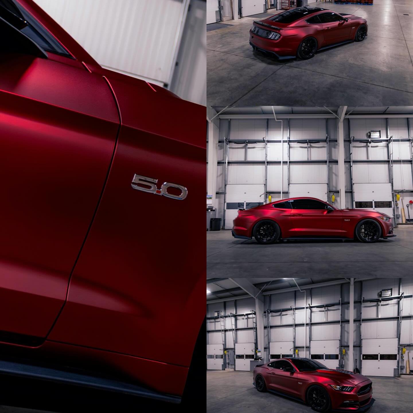 Satin Chrome Metallic Romanee Red Vinyl Wrap | Satin Romanee Red Metallic Chrome product image 16 - Veloro chrome vinyl