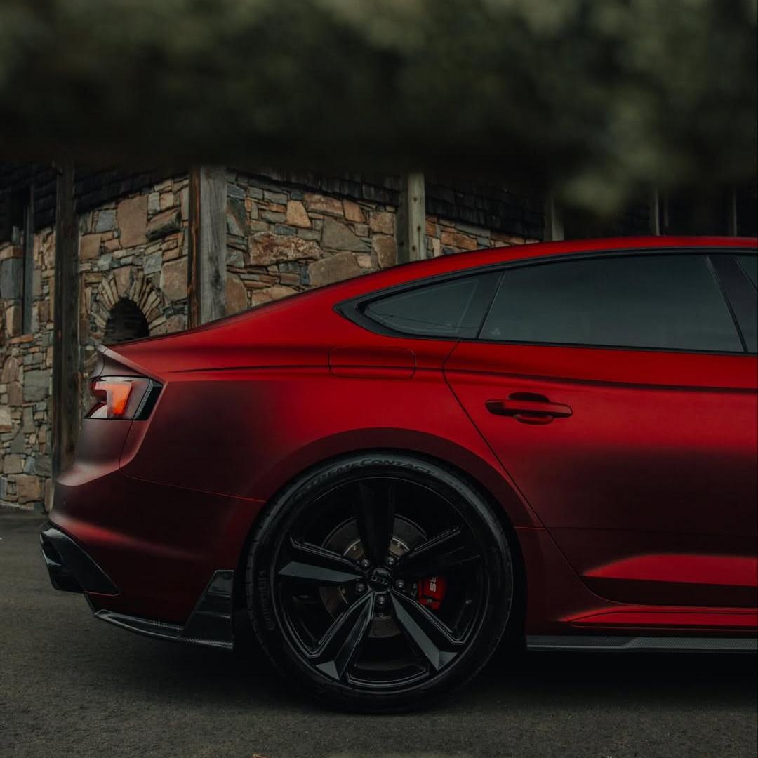 Satin Chrome Metallic Romanee Red Vinyl Wrap | Satin Romanee Red Metallic Chrome product image 7 - Veloro chrome vinyl
