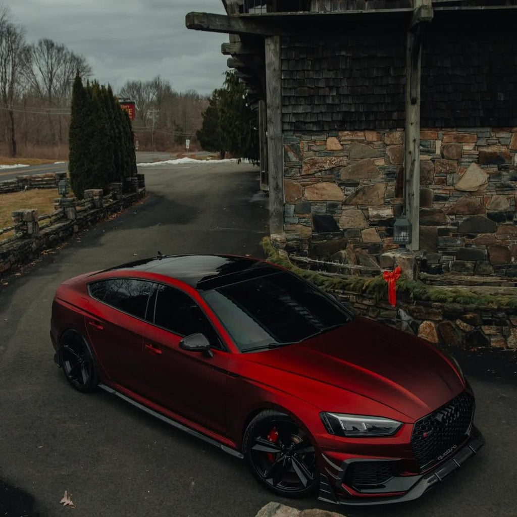 Satin Chrome Metallic Romanee Red Vinyl Wrap | Satin Romanee Red Metallic Chrome product image 3 - Veloro chrome vinyl